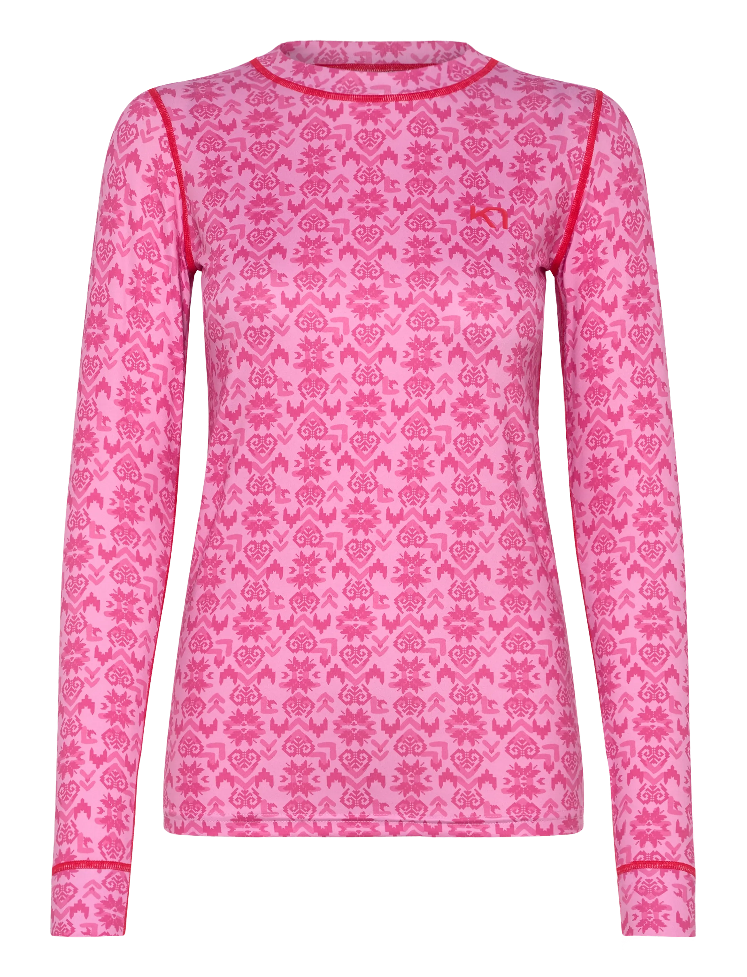 Kari Traa Fryd Ls, XL, Sport, Rosa - Base Layer Oberteile, Frauen