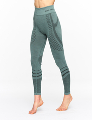 Kari Traa - OLINE PANTS - aluskihina kantavad püksid - dusty midtone green - 2
