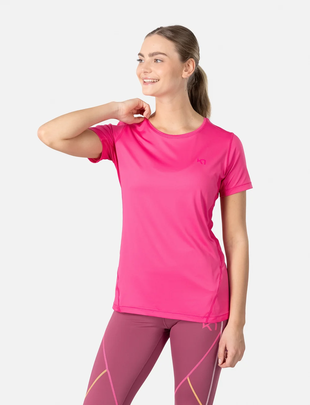 Kari Traa - NORA 2.0 TEE - t-shirts - bright pink - 0