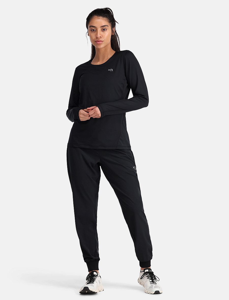 Kari Traa - NORA 2.0 LONG SLEEVE - bluzki z długim rękawem - black - 4