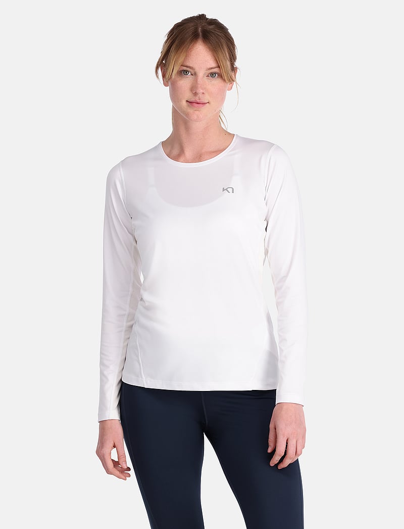 Kari Traa - NORA 2.0 LONG SLEEVE - langærmede t-shirts - bwhite - 0