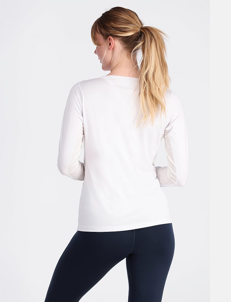 Kari Traa - NORA 2.0 LONG SLEEVE - langærmede t-shirts - bwhite - 3