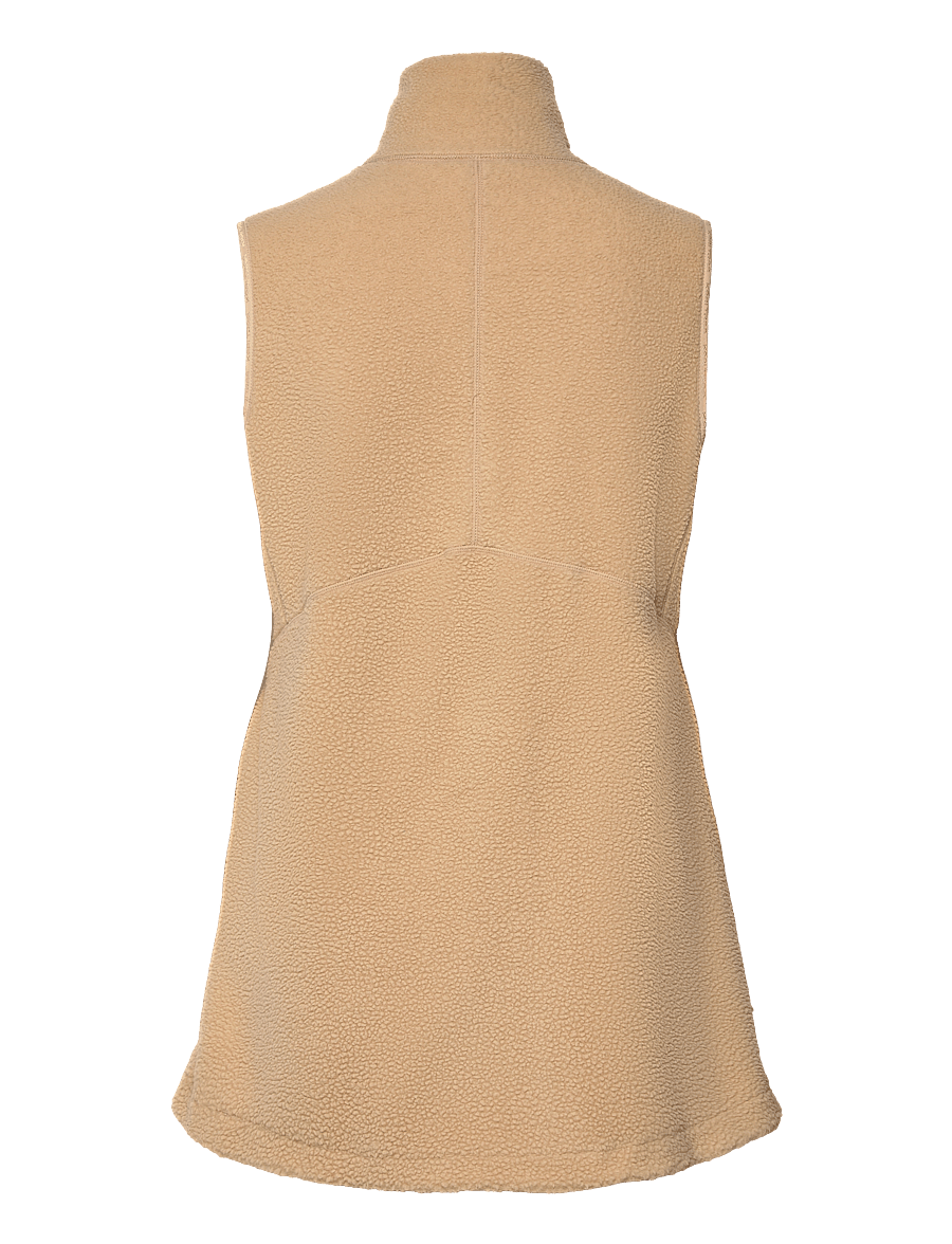 Kari Traa - SANNE PILE VEST LONG - outdoor - oat - 2