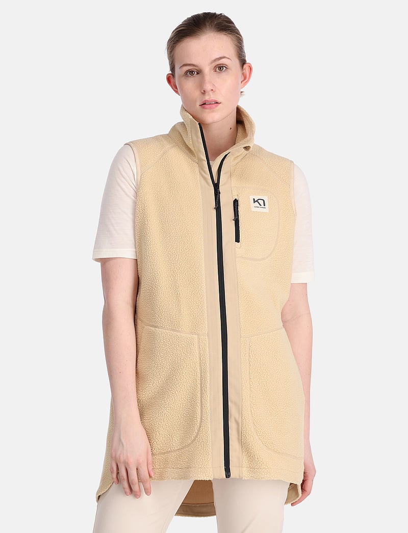 Kari Traa - SANNE PILE VEST LONG - Õueriided - oat - 0