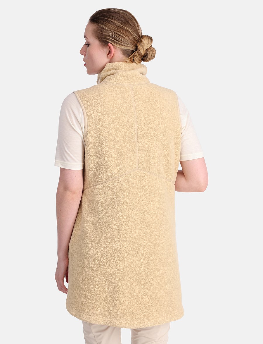Kari Traa - SANNE PILE VEST LONG - outdoor - oat - 3
