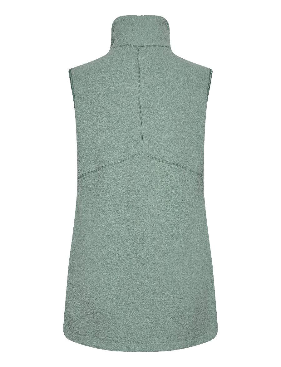 Kari Traa - SANNE PILE VEST LONG - outerwear - sage - 2
