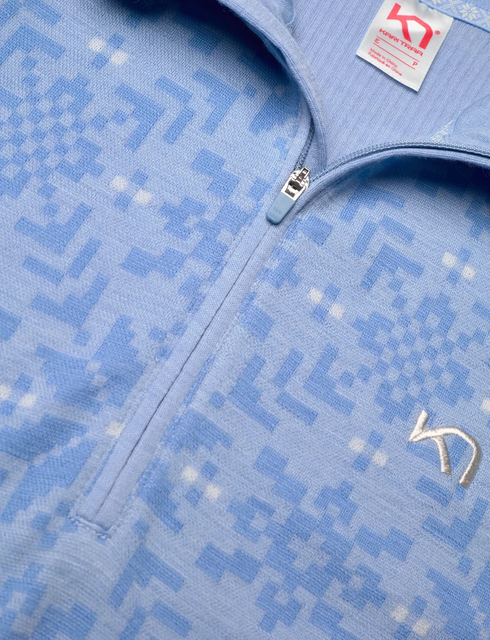 Kari Traa - EDITH HALF ZIP - underställströjor - iris - 2