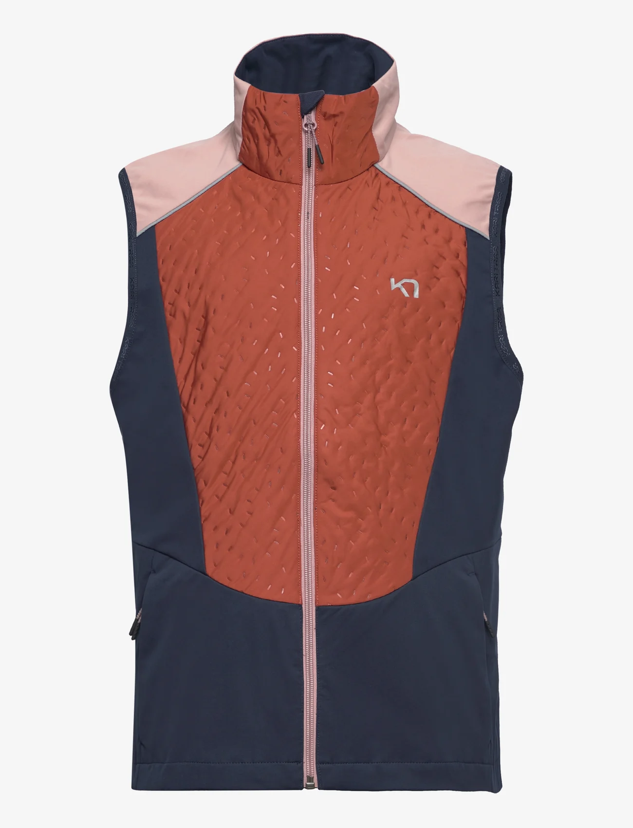 Kari Traa - TIRILL THERMAL VEST - dygsniuotos liemenės - maple - 0