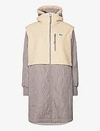 RUTH QUILTED JACKET - WGREY