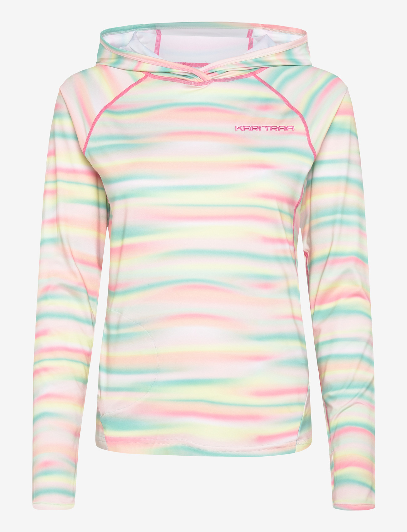 Kari Traa - SANNE SUNSHIRT - bluzy z kapturem - aquat - 0
