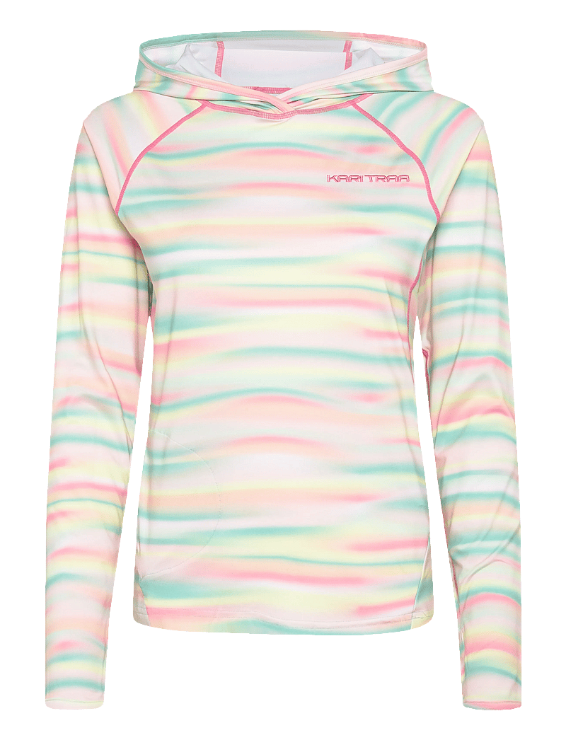 Kari Traa - SANNE SUNSHIRT - bluzy z kapturem - aquat - 0