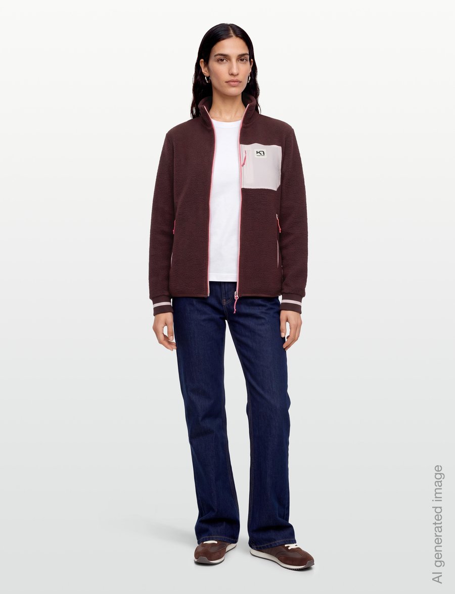 Kari Traa - ROTHE MIDLAYER - oberteile - cocoa - 0