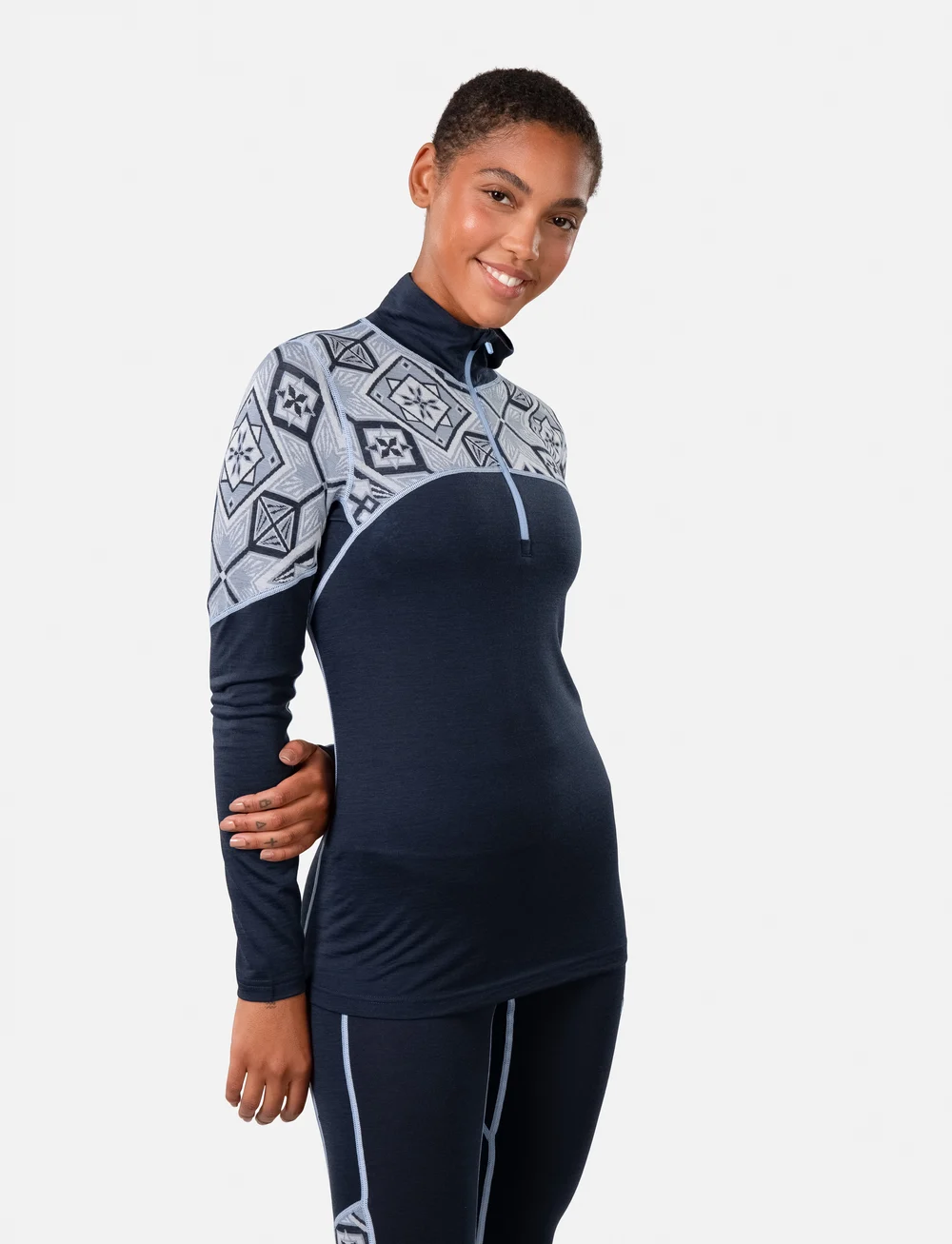 Kari Traa - ELOISE HZ - fleece & mellanlager - dark navy blue - 0