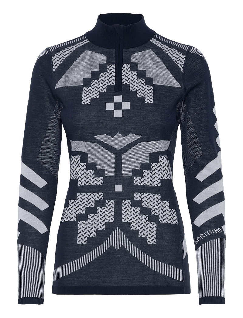 Kari Traa - FAITH HZ - langærmede t-shirts - royal - 1