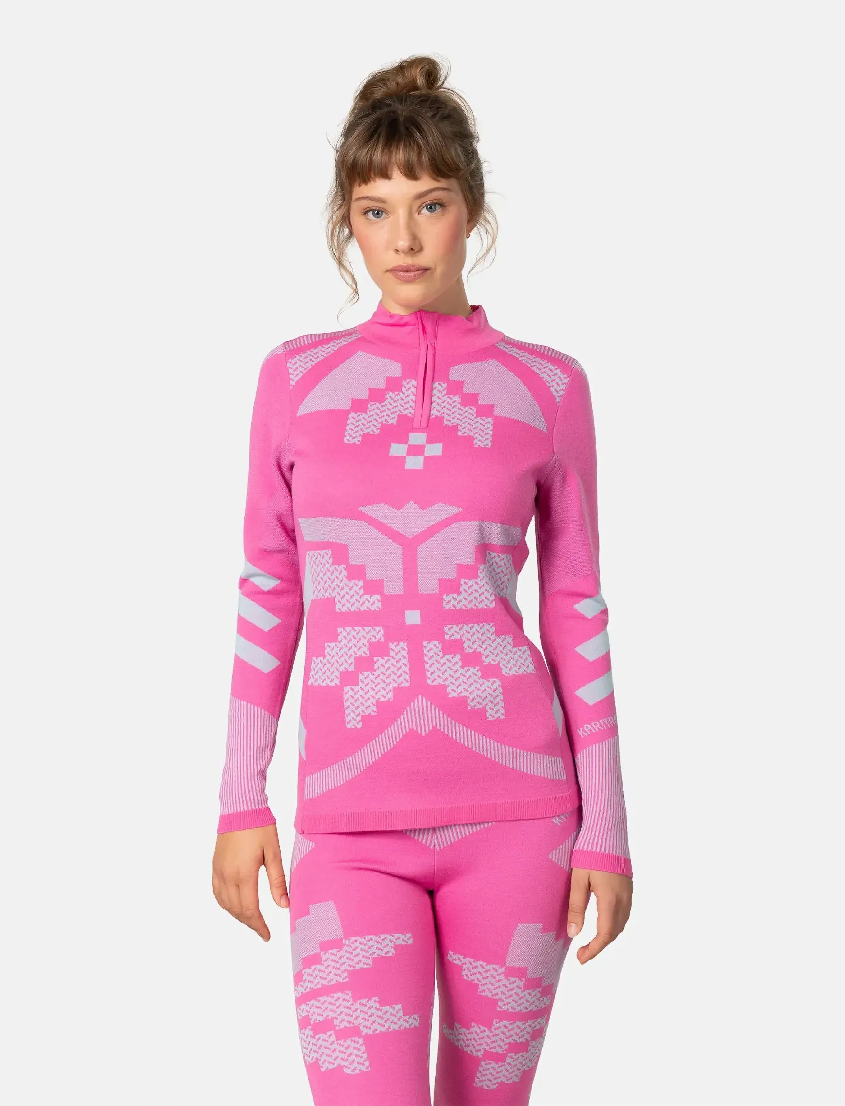 Kari Traa Faith Hz, S, Sports Oberteile & T-shirts, Rosa - Sport Long Sleeve Oberteile, Frauen