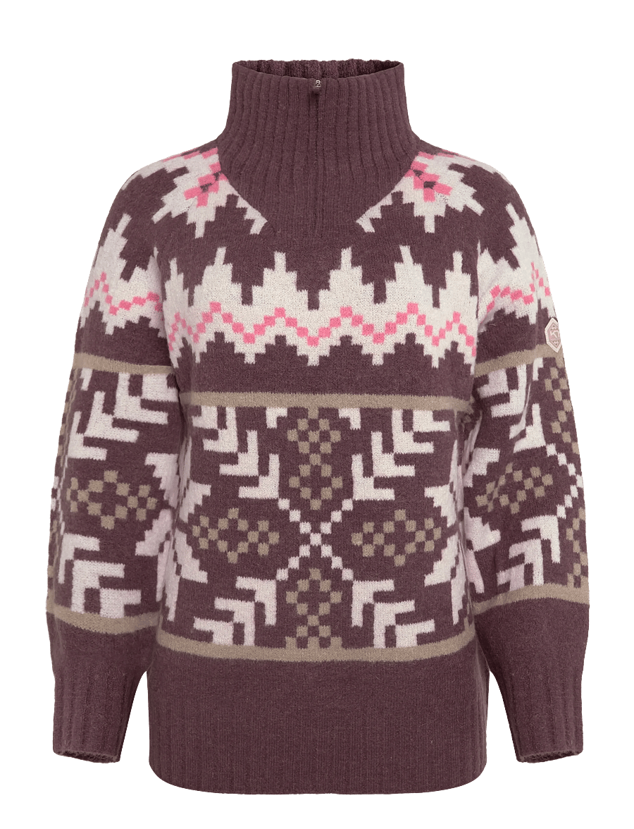 Kari Traa - AMELIA KNIT - sweatshirts - cocoa - 0