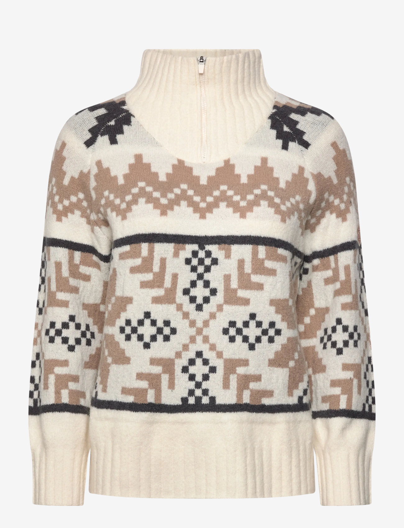 Kari Traa - AMELIA KNIT - dressipluusid ja pusad - nwhite - 0