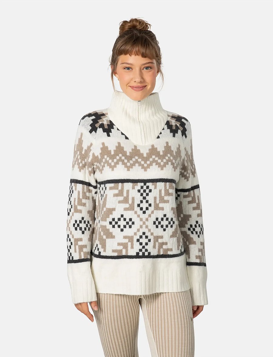 Kari Traa - AMELIA KNIT - sweatshirts - nwhite - 0