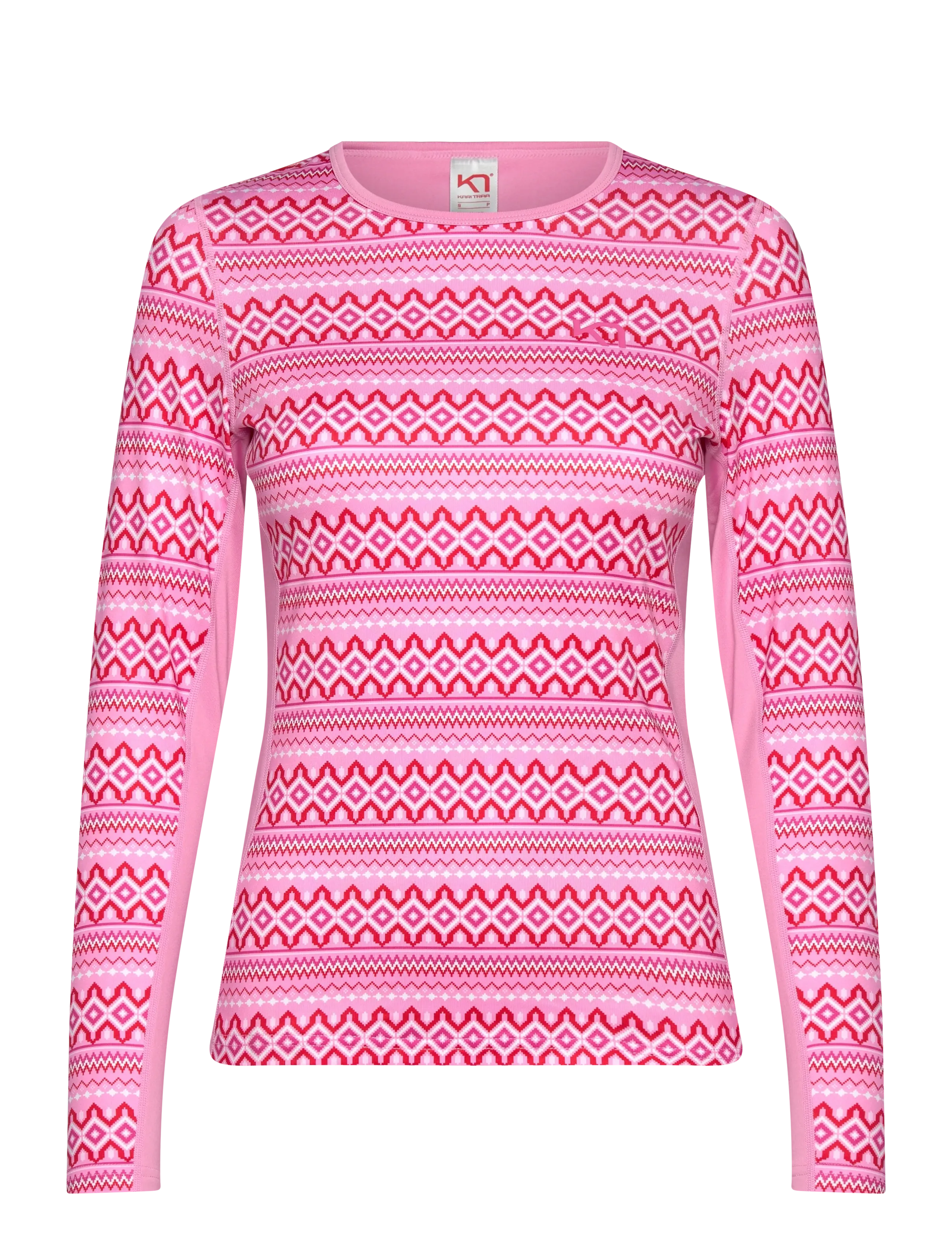 KARI TRAA Lilja Ls Pink - XL - Damen