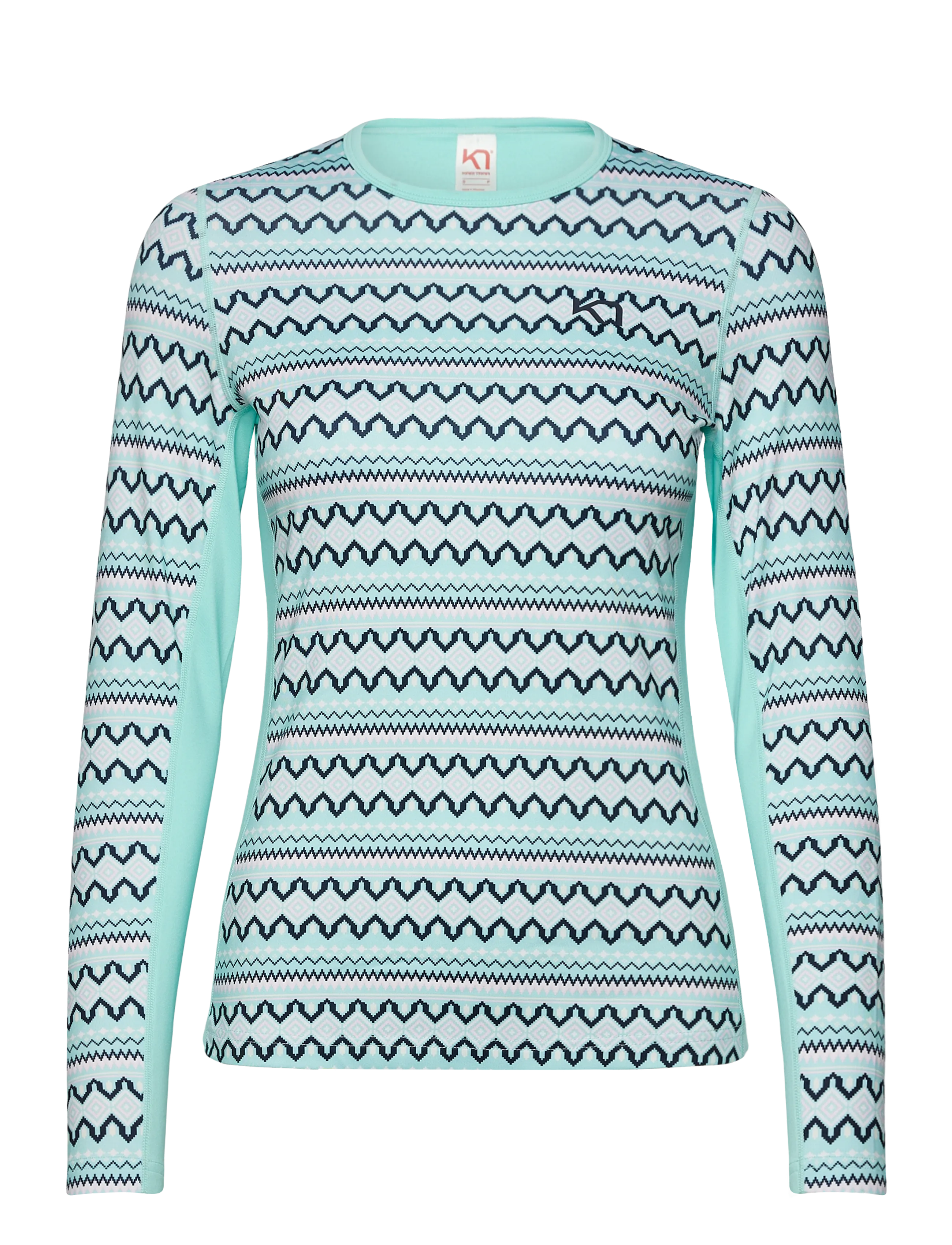 KARI TRAA Lilja Ls Blau - XS - Damen