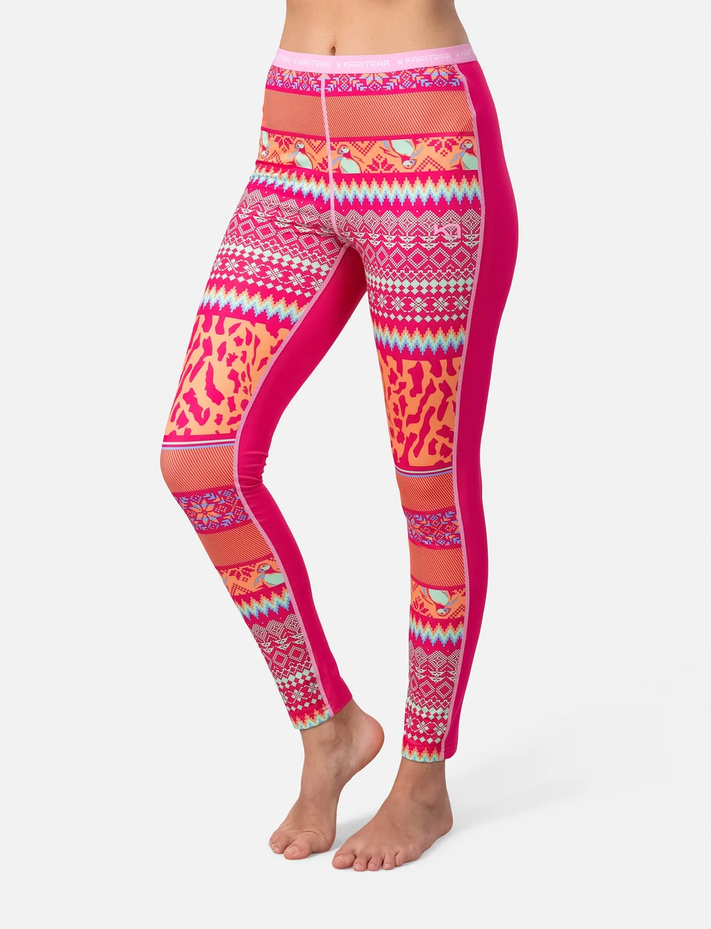 Kari Traa - LILJA PANTS - termoleggings - bright pink - 0