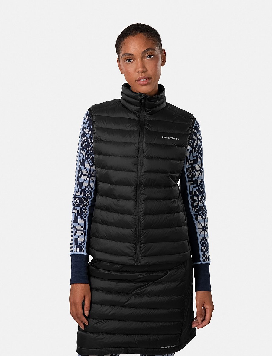Kari Traa - EMILIE DOWN VEST - outdoor - black - 0