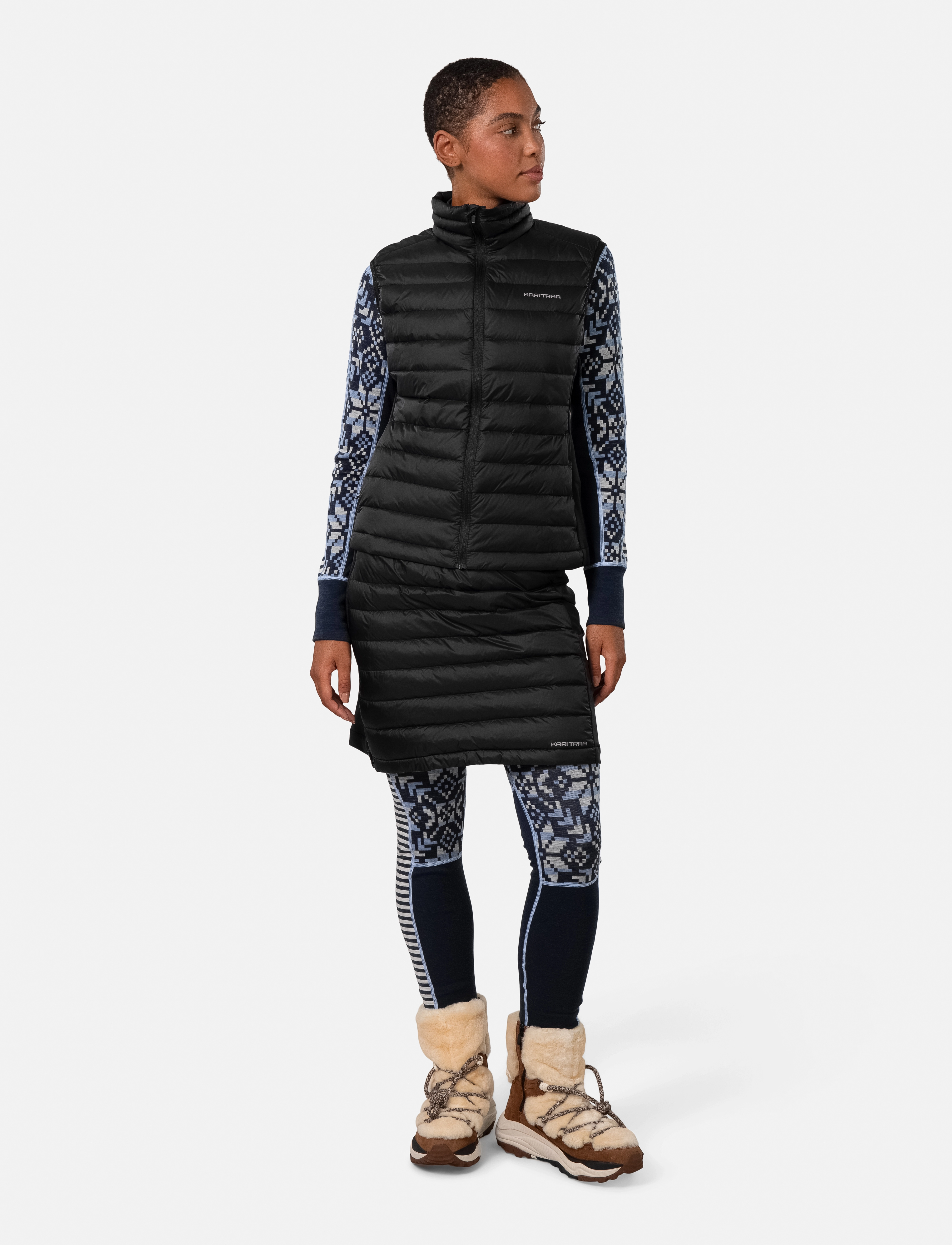 Kari Traa - EMILIE DOWN VEST - herbstersparnisse - black - 5