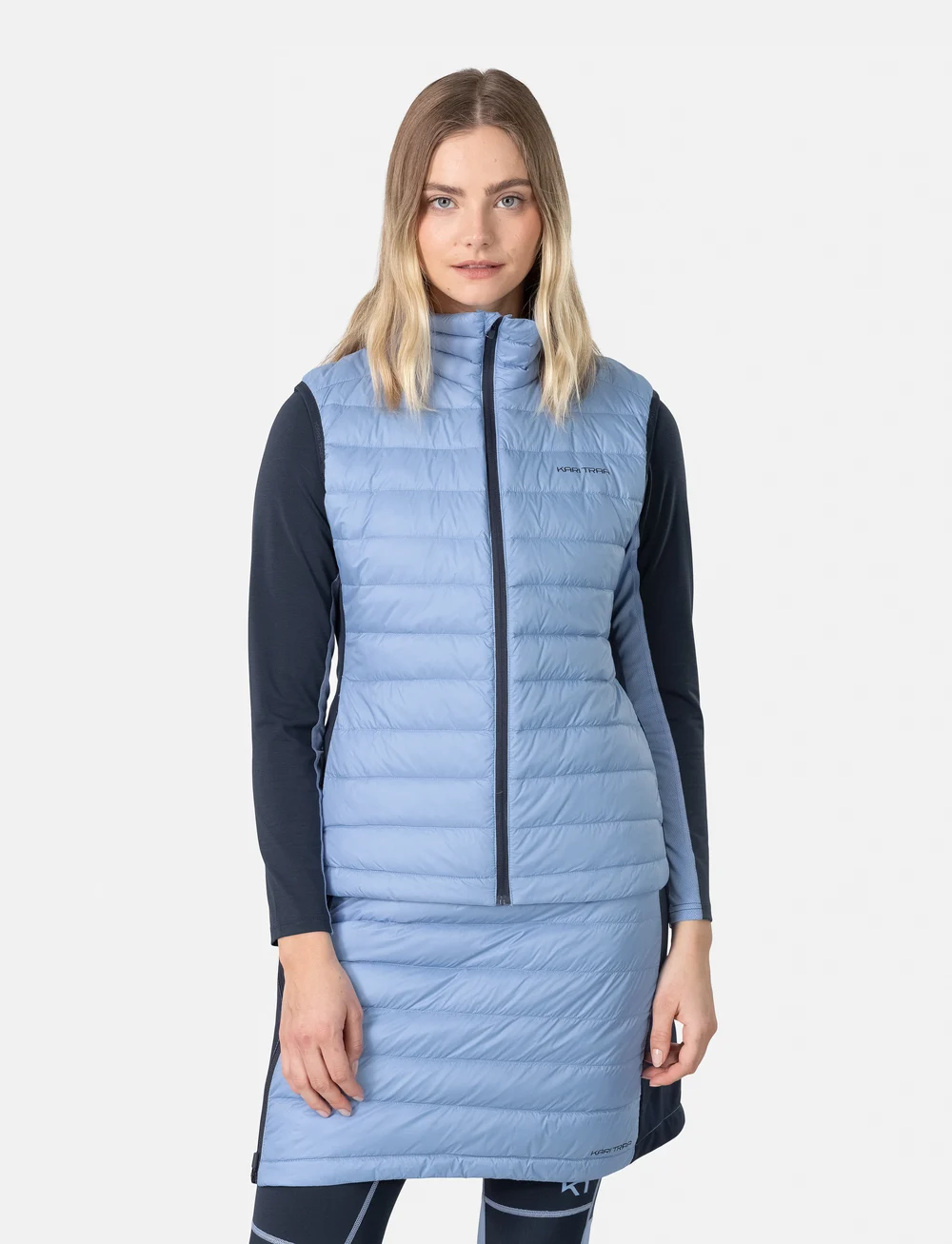 Kari Traa - EMILIE DOWN VEST - outdoor - pastel light blue - 0