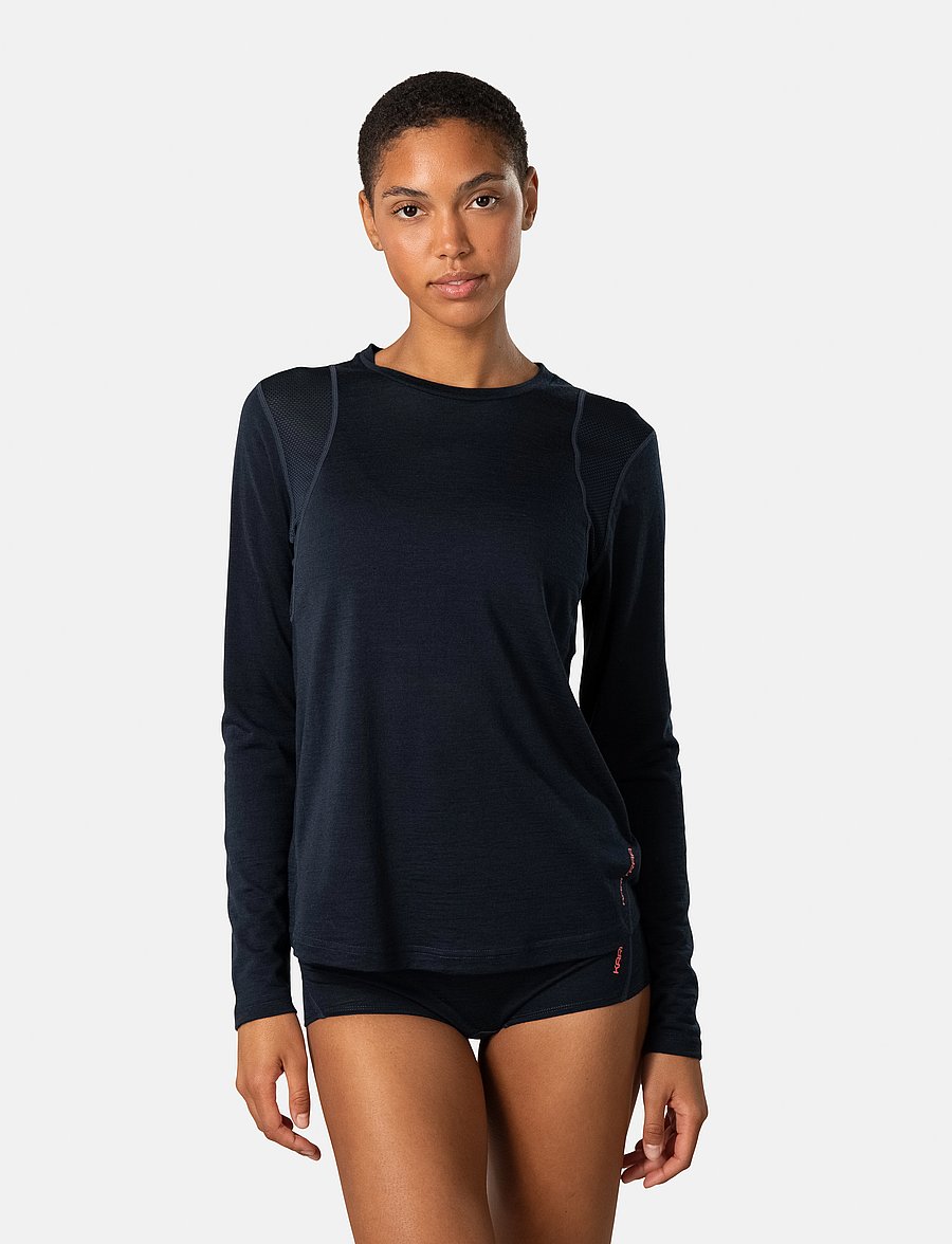 Kari Traa - EMBLA WOOL LS - aluspesu - royal - 0