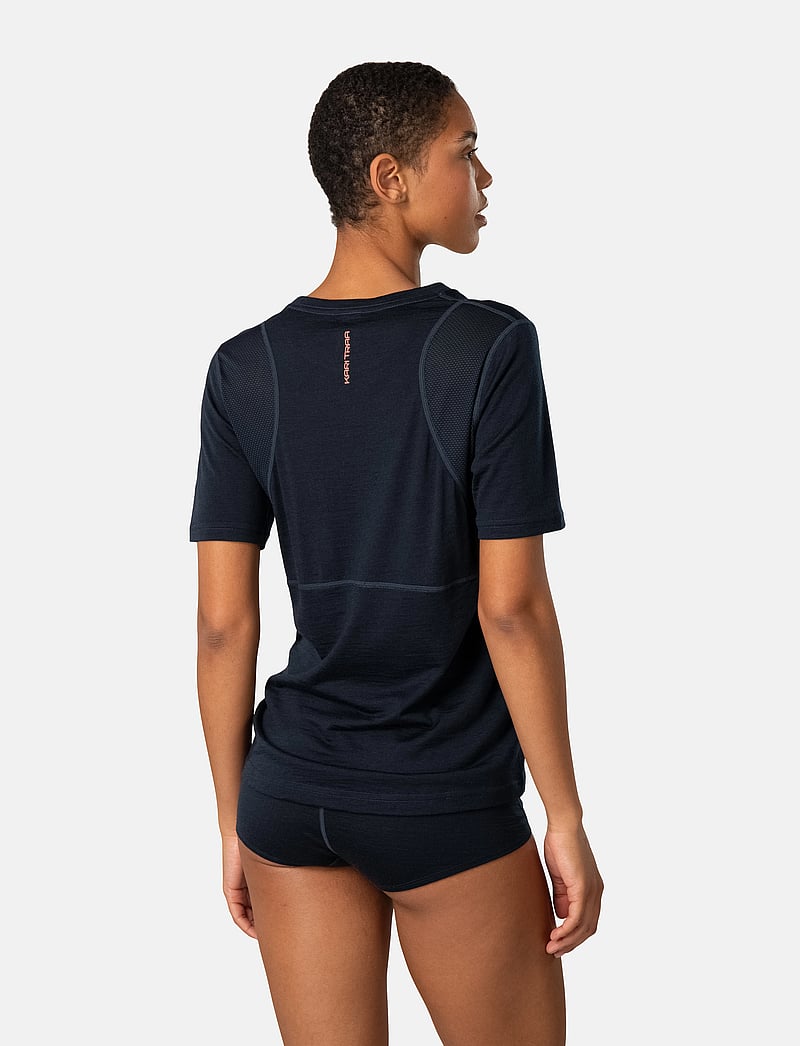 Kari Traa - EMBLA WOOL TEE - t-shirts - royal - 3