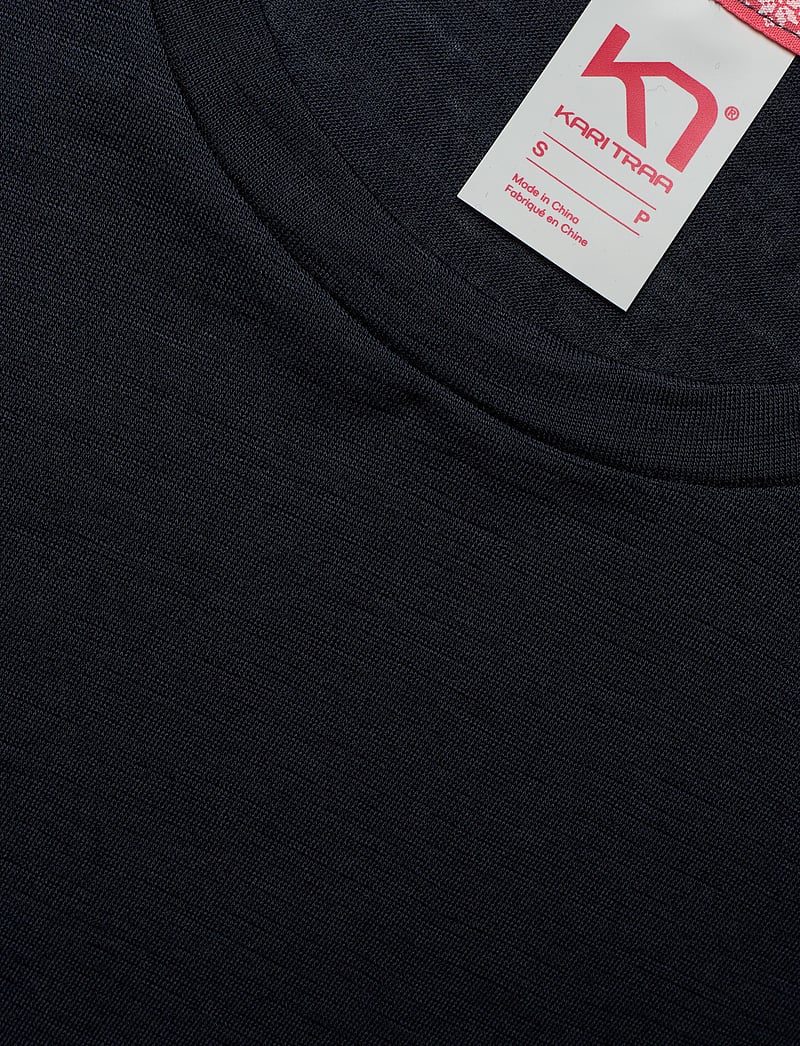 Kari Traa - EMBLA WOOL TEE - t-shirts - royal - 4