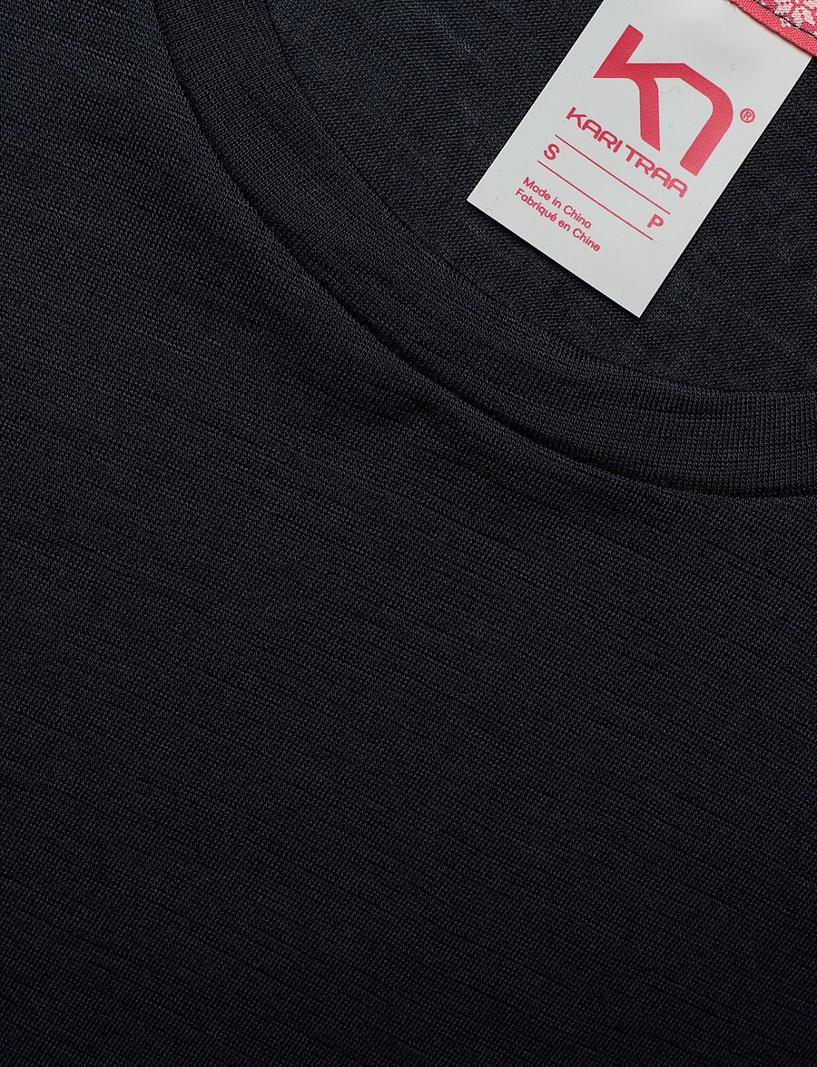 Kari Traa - EMBLA WOOL TEE - t-shirts - royal - 4