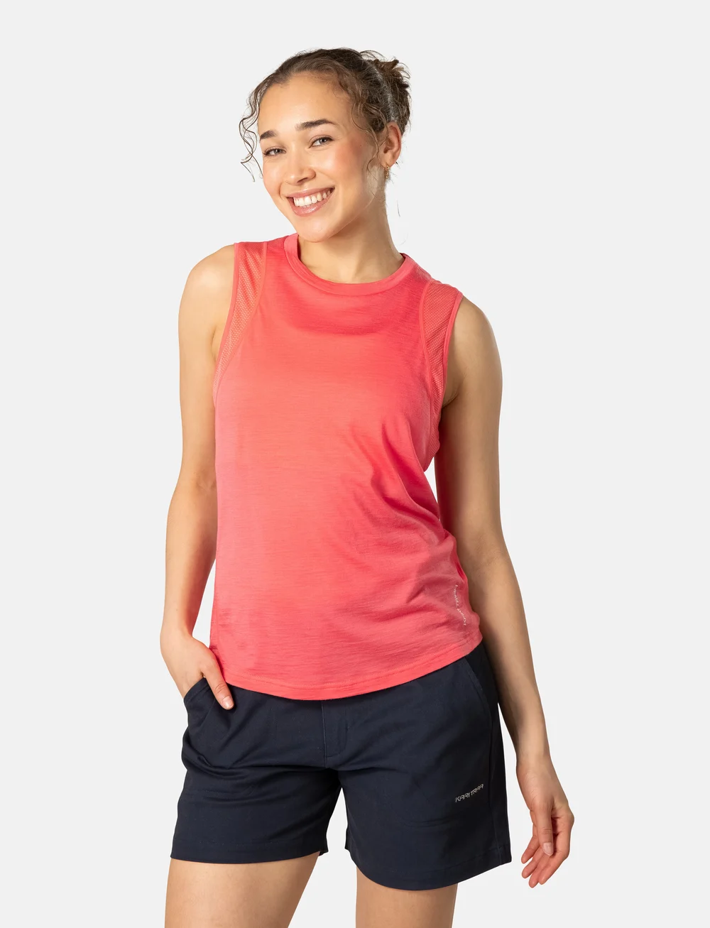 Kari Traa - EMBLA WOOL TOP - Ærmeløse toppe - candy - 0