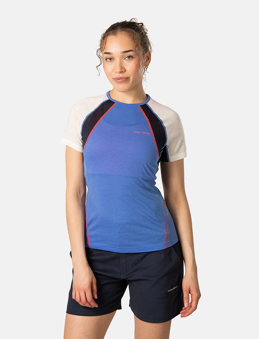 Kari Traa - ALMA TEE - t-shirts - sea - 0