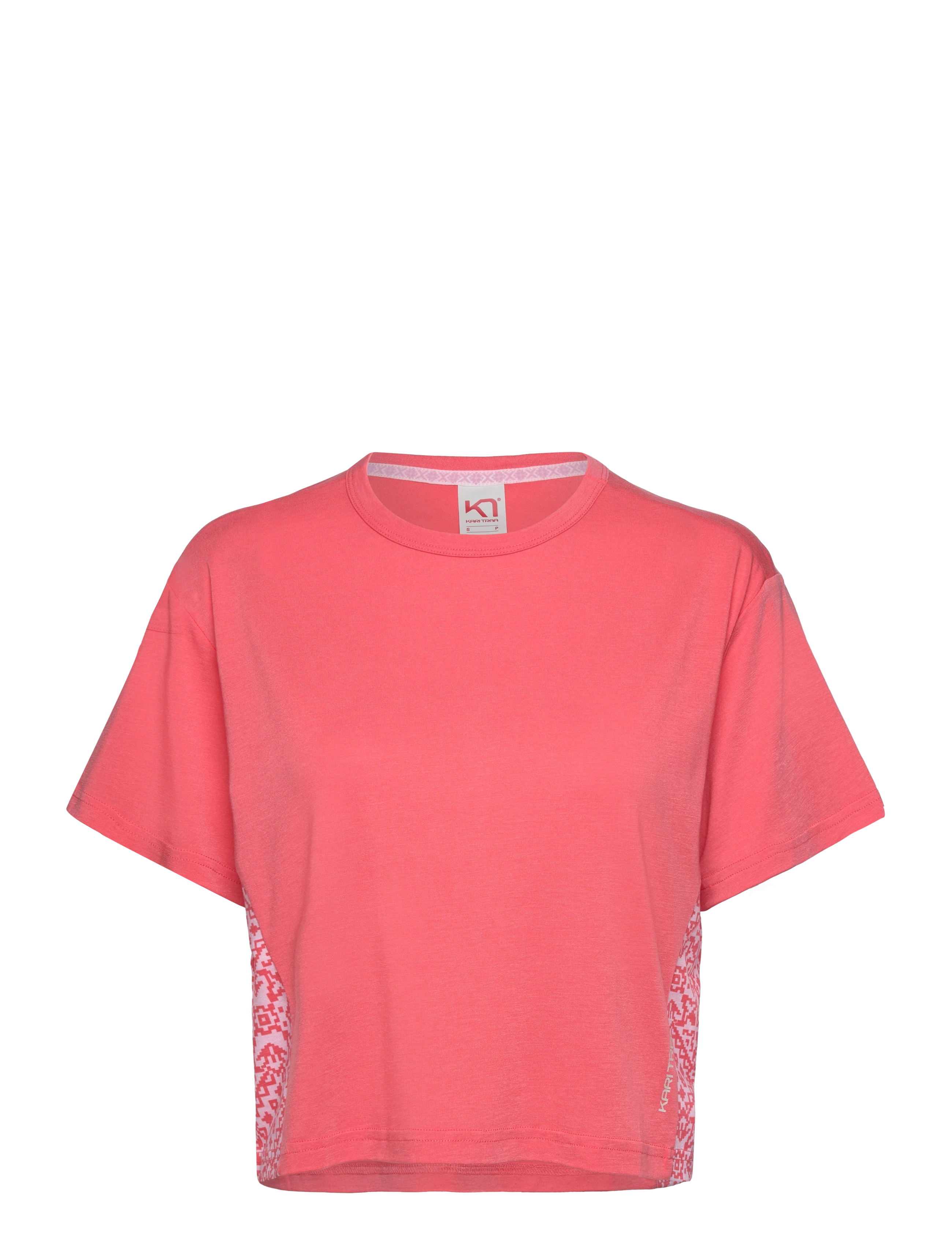 KARI TRAA Mija Tee Coral - M - Damen