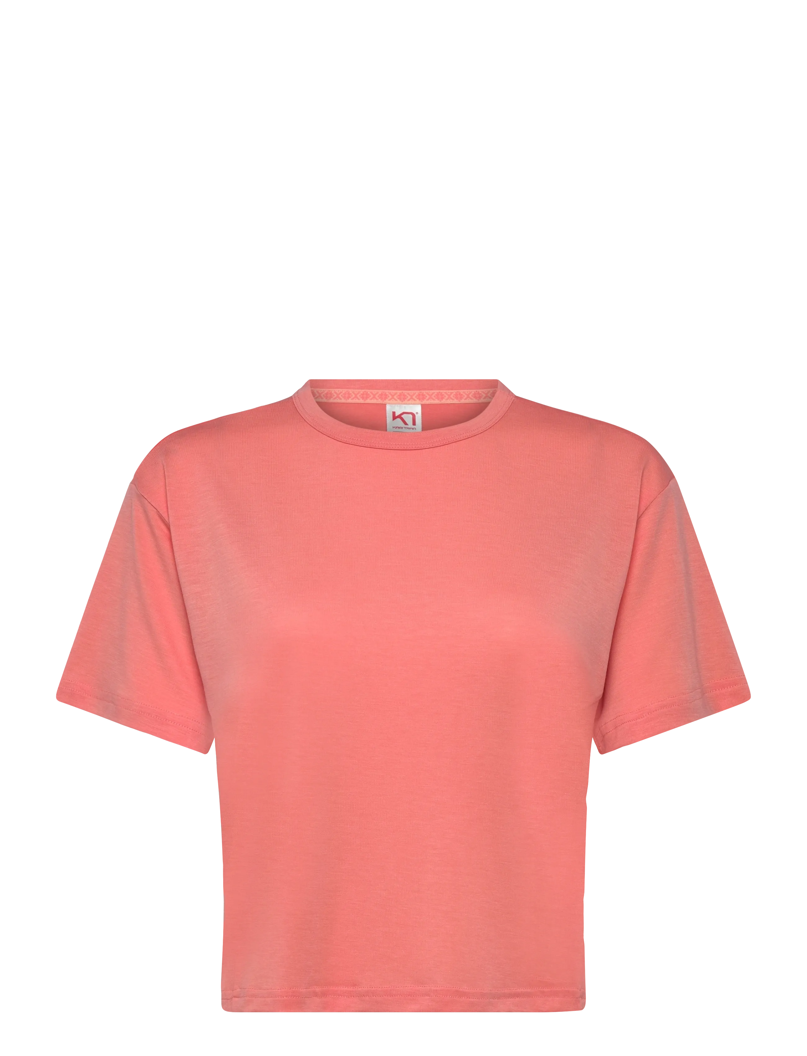 KARI TRAA Mija Tee Coral - S - Damen