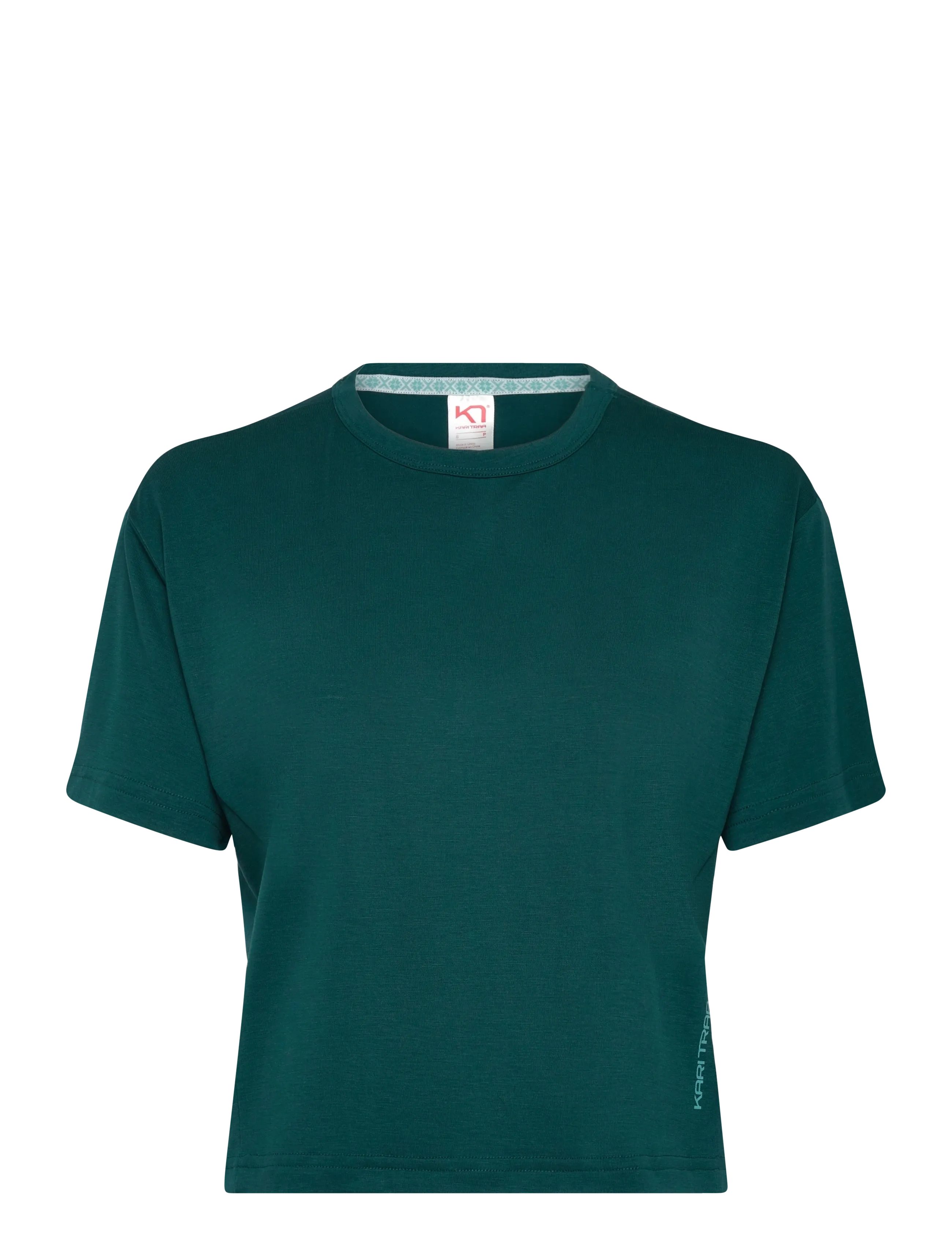 KARI TRAA Mija Tee Grün - M - Damen
