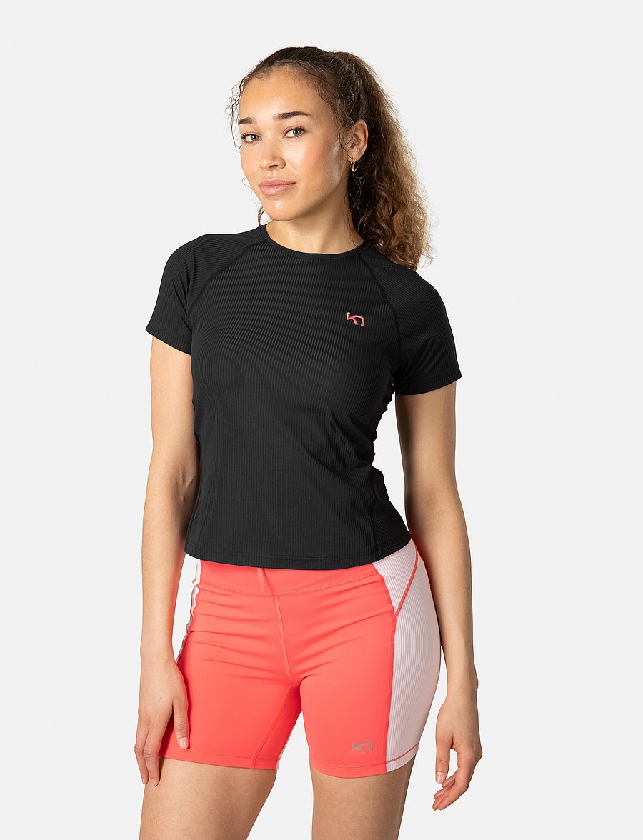 Kari Traa - LINNEA TEE - t-särgid - black - 0