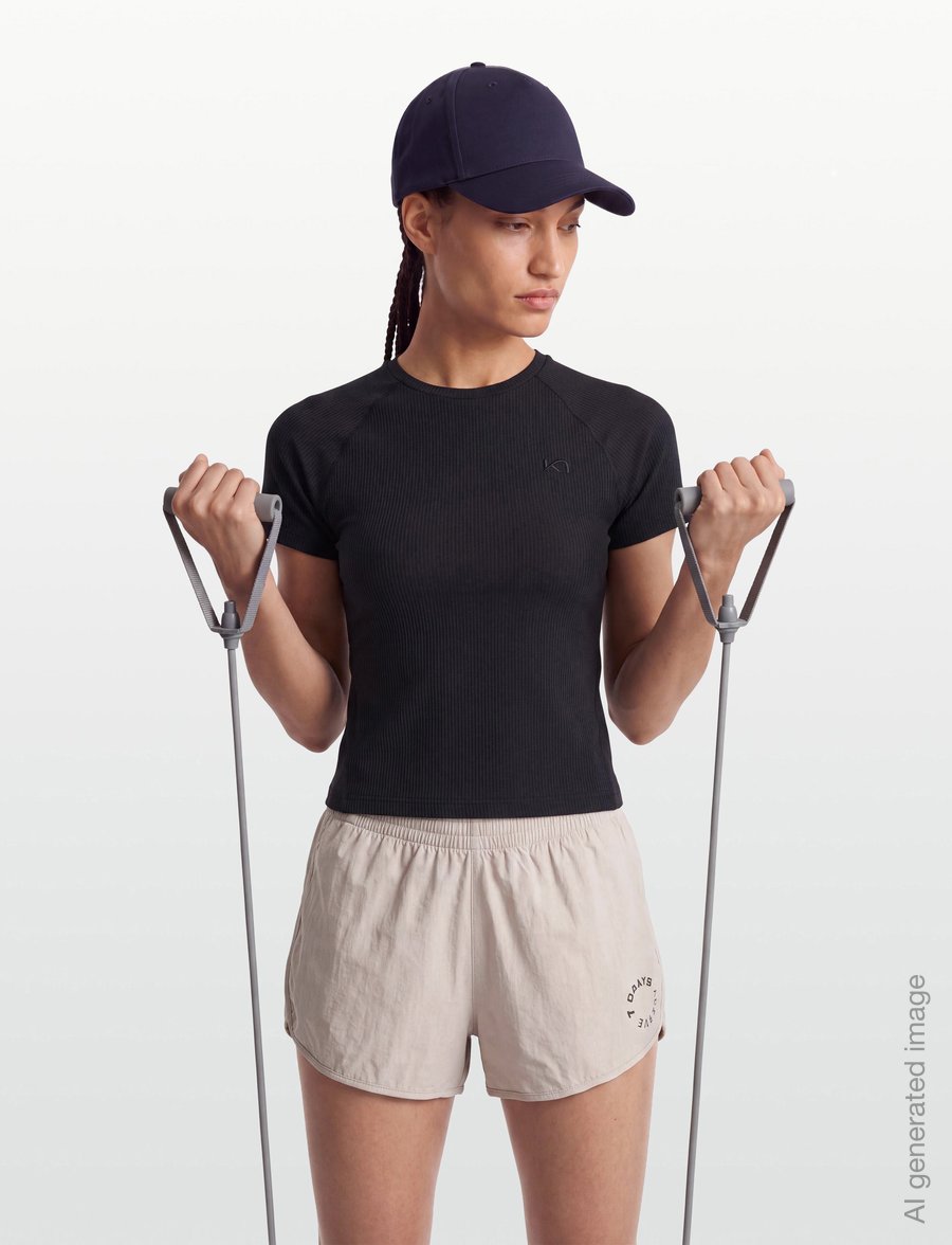 Kari Traa - LINNEA TEE - t-shirts - blck - 3