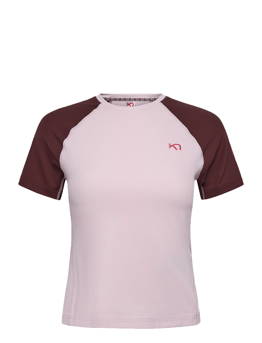 Kari Traa - LINNEA TEE - t-shirts - cocoa - 1
