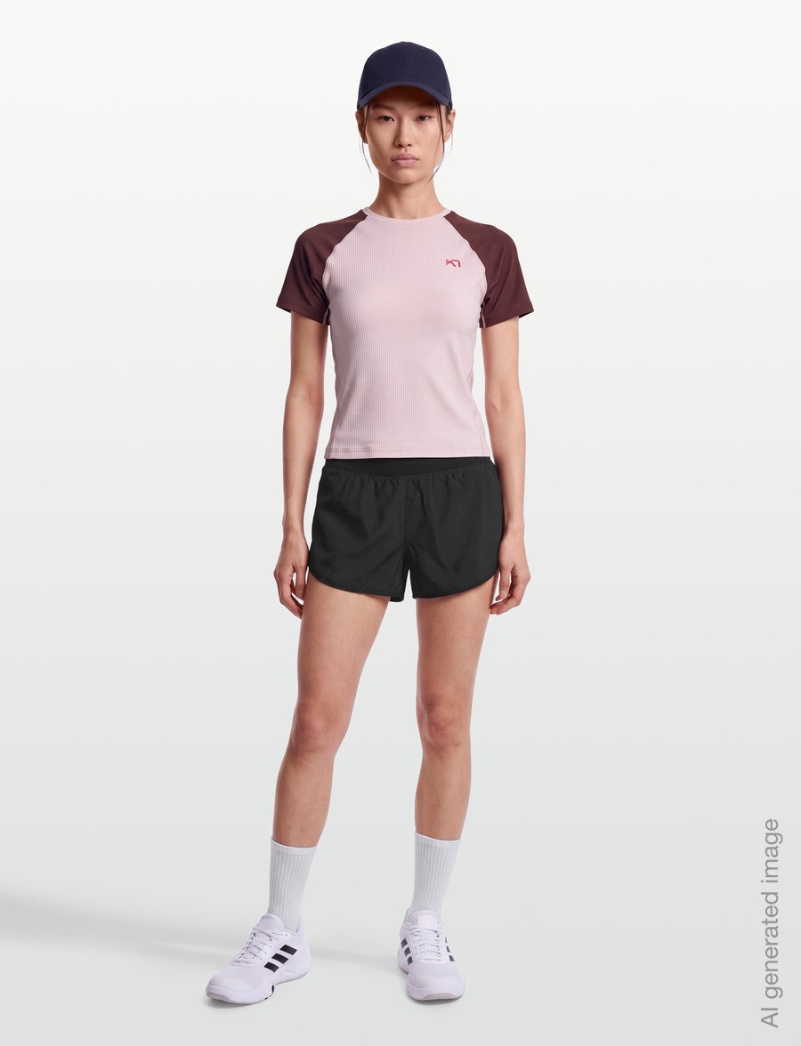 Kari Traa - LINNEA TEE - t-shirts - cocoa - 0