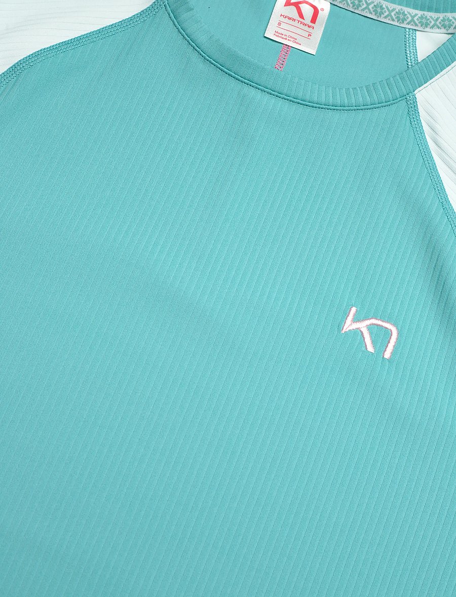 Kari Traa - LINNEA TEE - t-shirts - lagon - 5