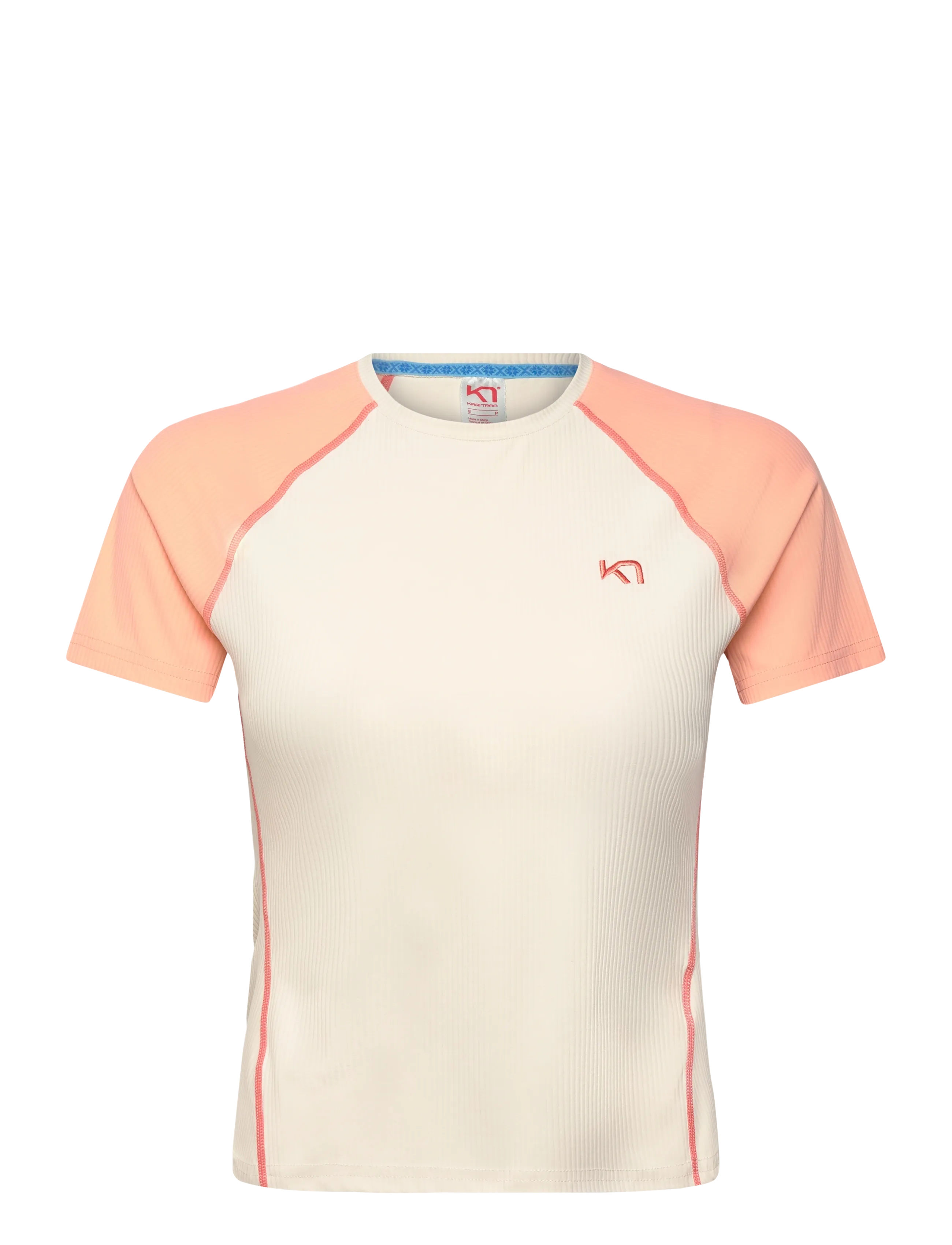 KARI TRAA Linnea Tee Cream - M - Damen