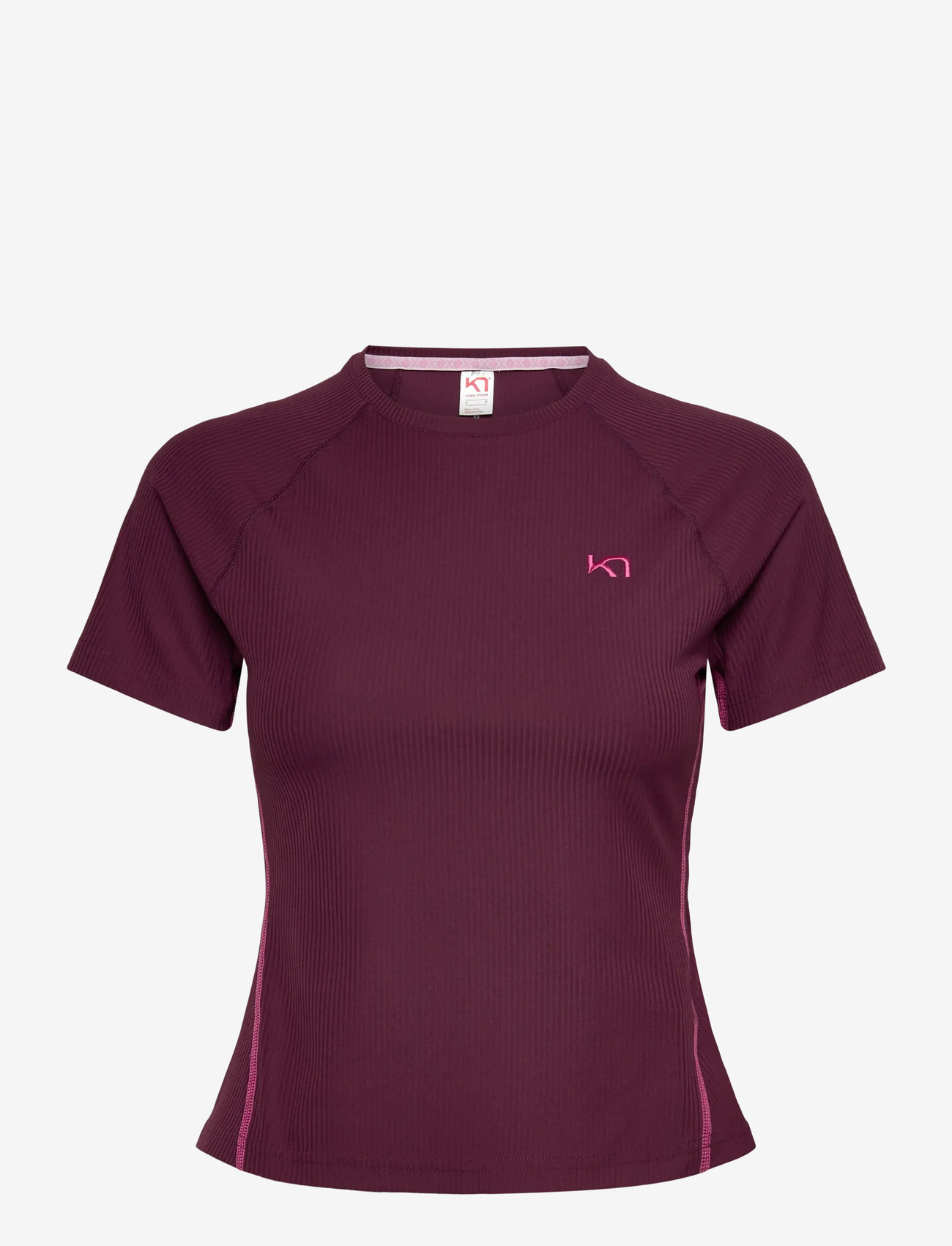Kari Traa - LINNEA TEE - t-shirts - wine - 0