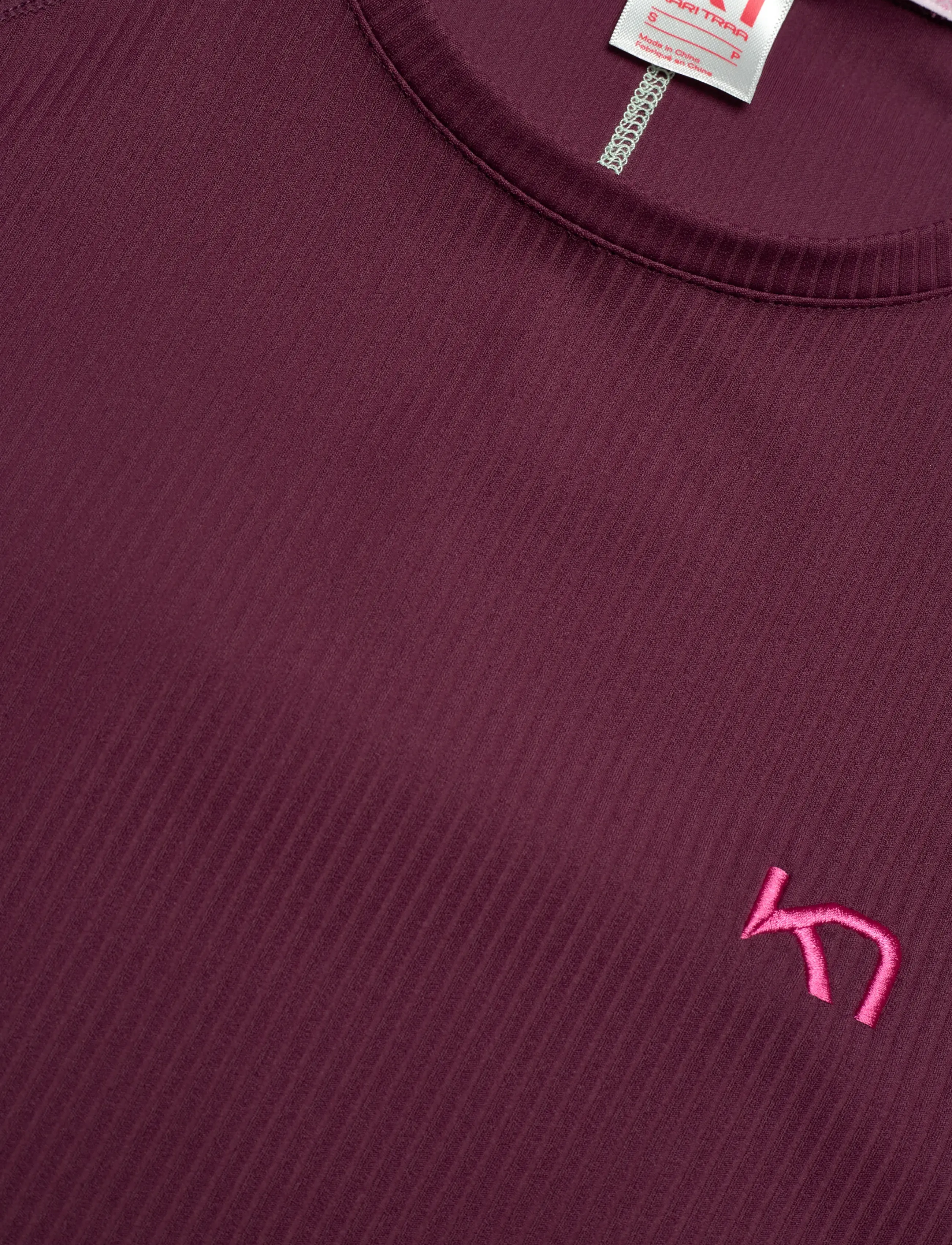 Kari Traa - LINNEA TEE - t-shirts - wine - 2