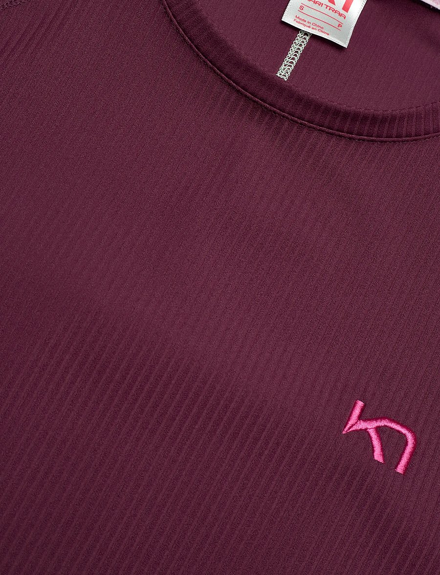 Kari Traa - LINNEA TEE - t-shirts - wine - 2