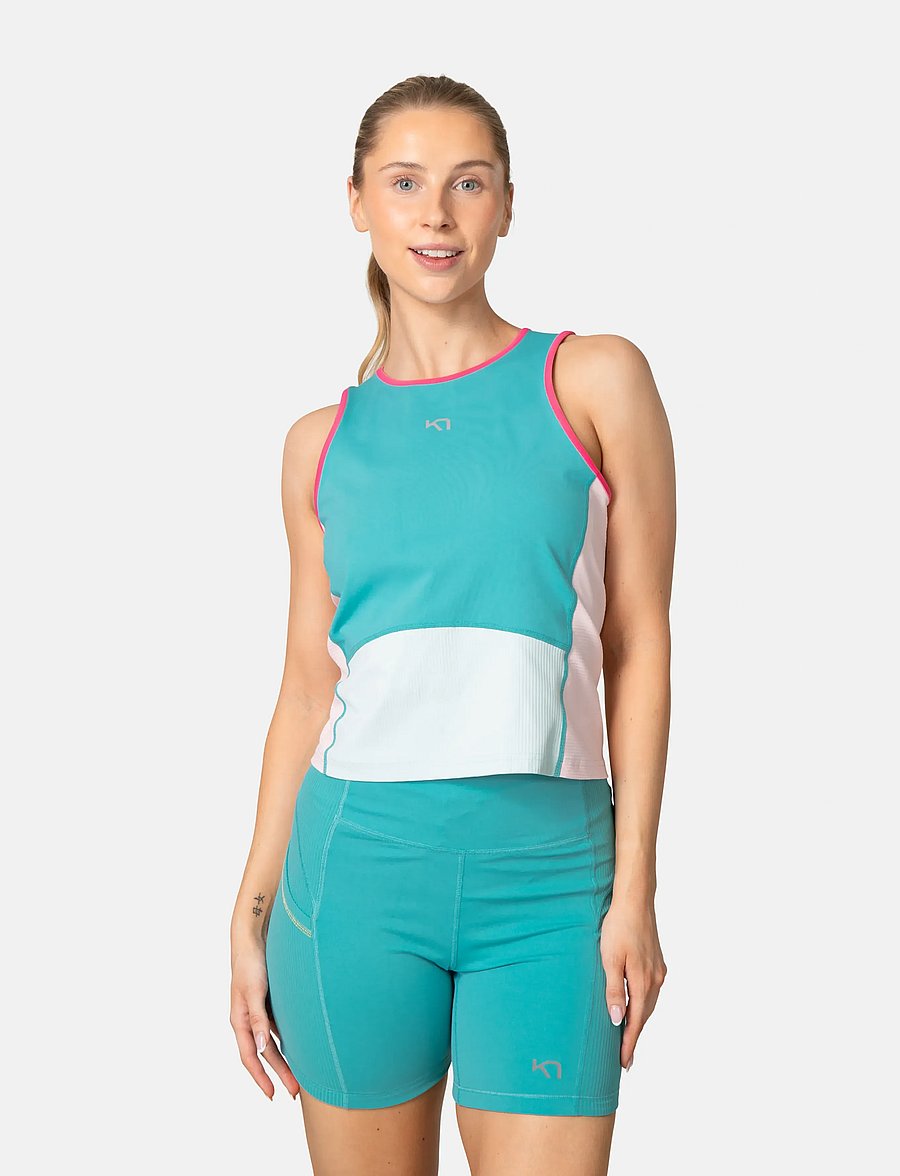 Kari Traa - LINNEA TOP - tanktops - lagon - 0