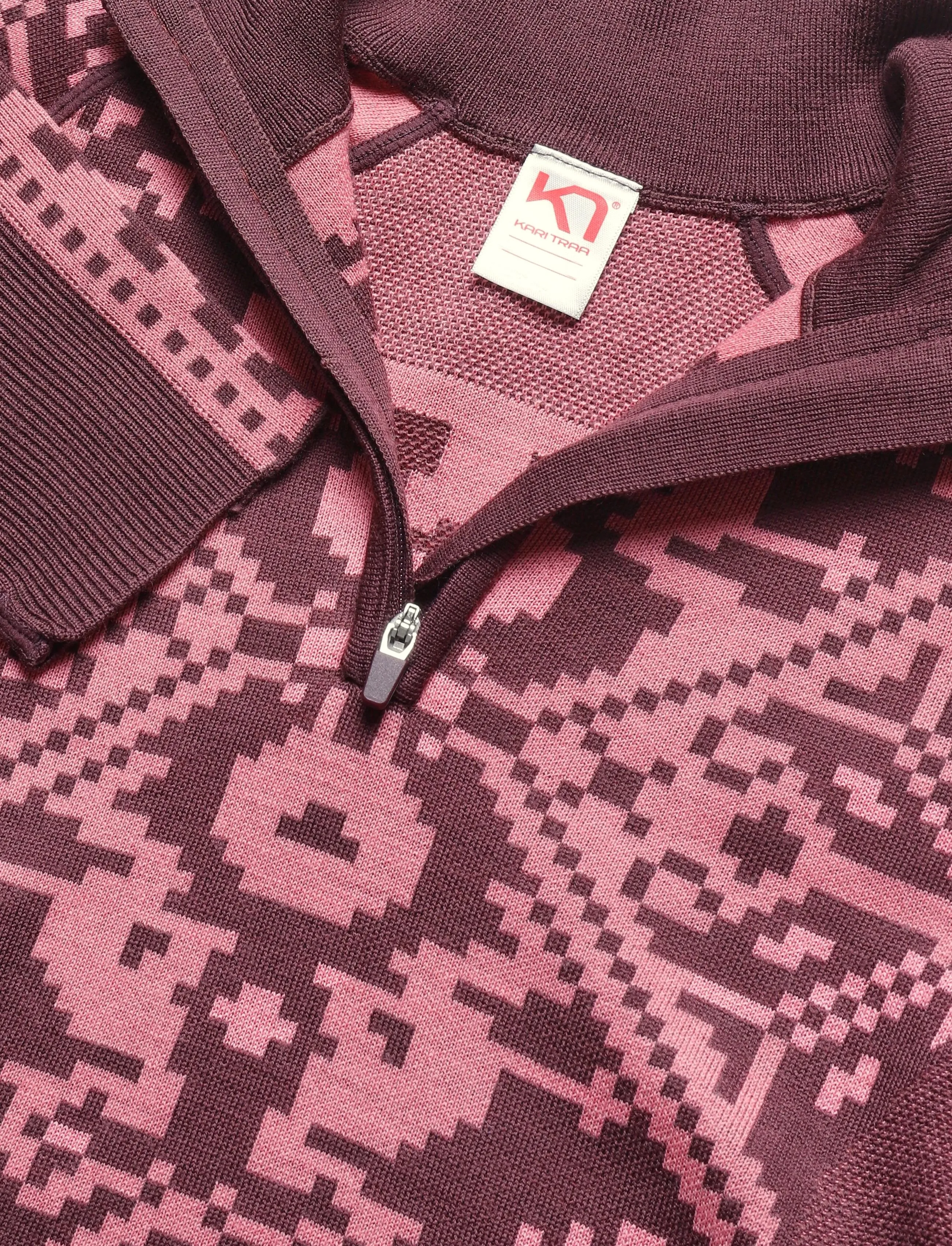 Kari Traa - SAGA HZ - baselayer overdele - cocoa - 2