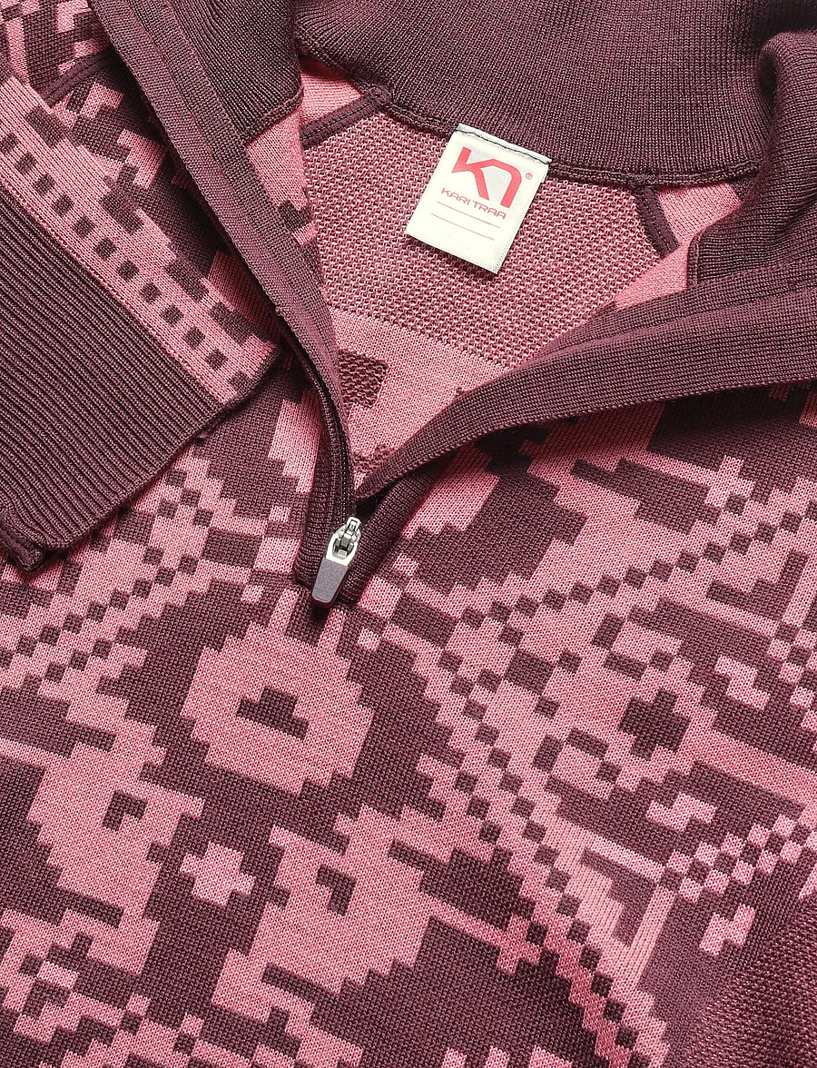 Kari Traa - SAGA HZ - baselayer overdele - cocoa - 2