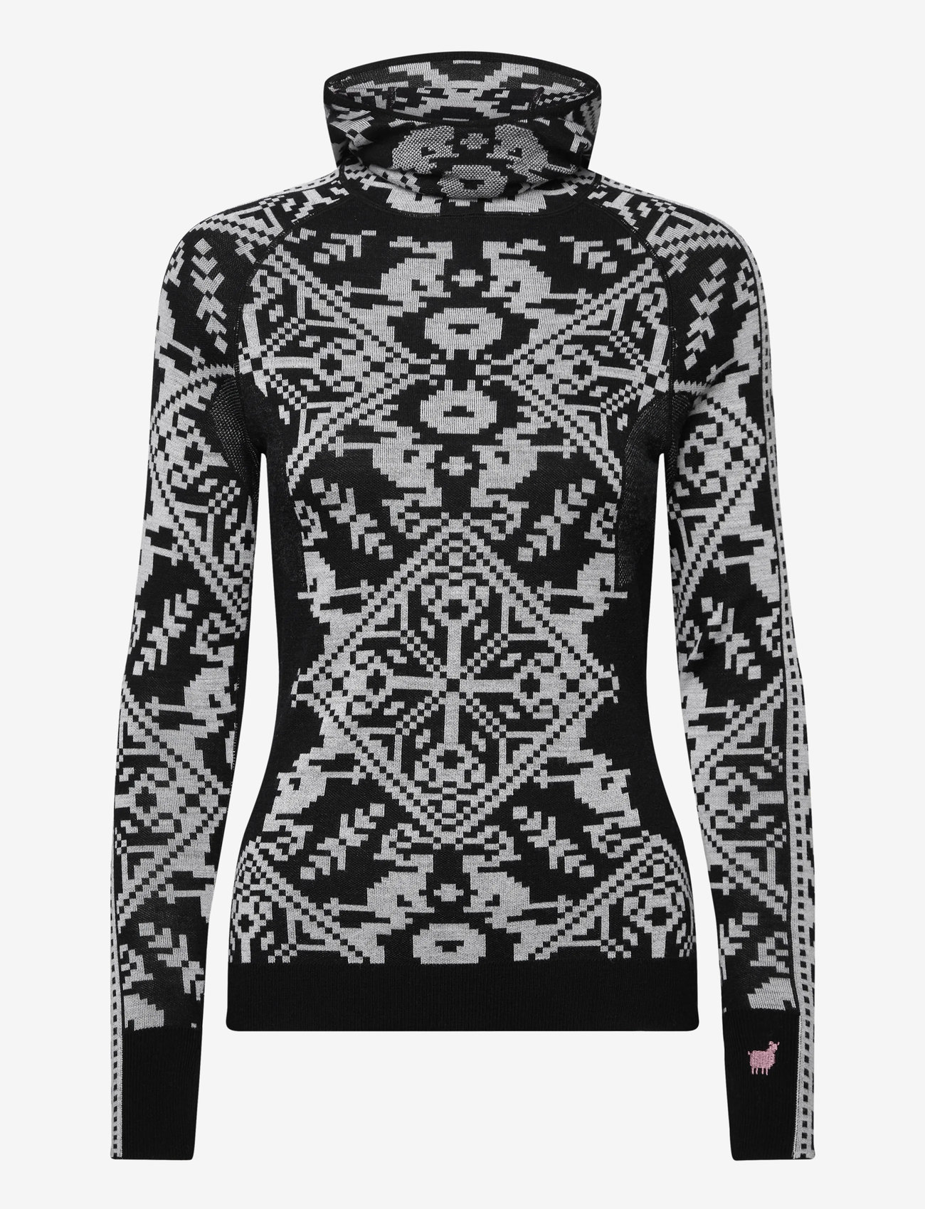 Kari Traa - SAGA HOOD - aluskihina kantavad alussärgid - black - 1